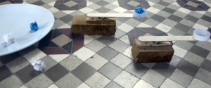 Catapulta con una pinza