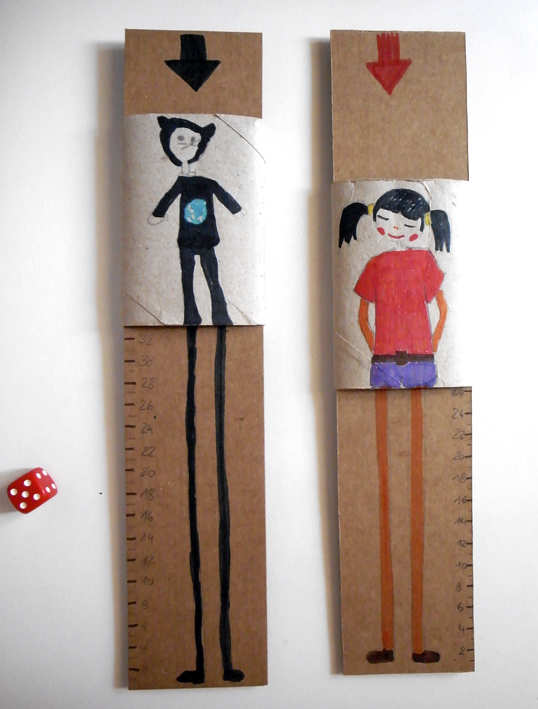 Juego de piernas que crecen
