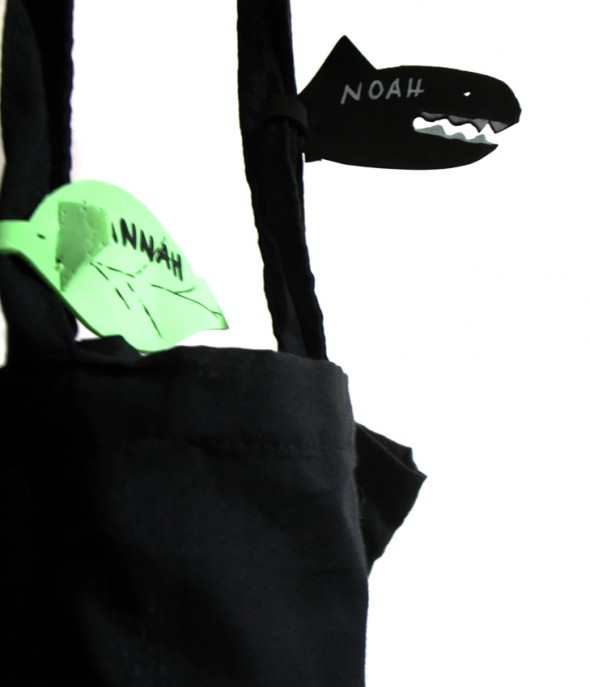 Foam bag tag