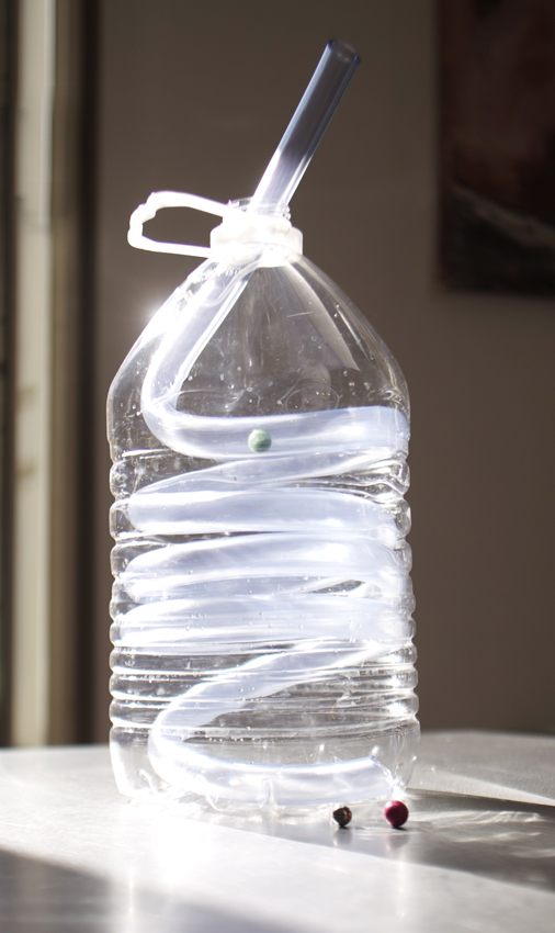 Pista de canicas para la bañera