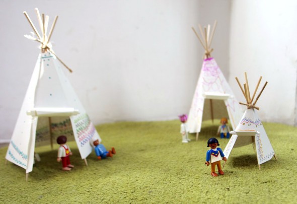 Tiendas indias de papel