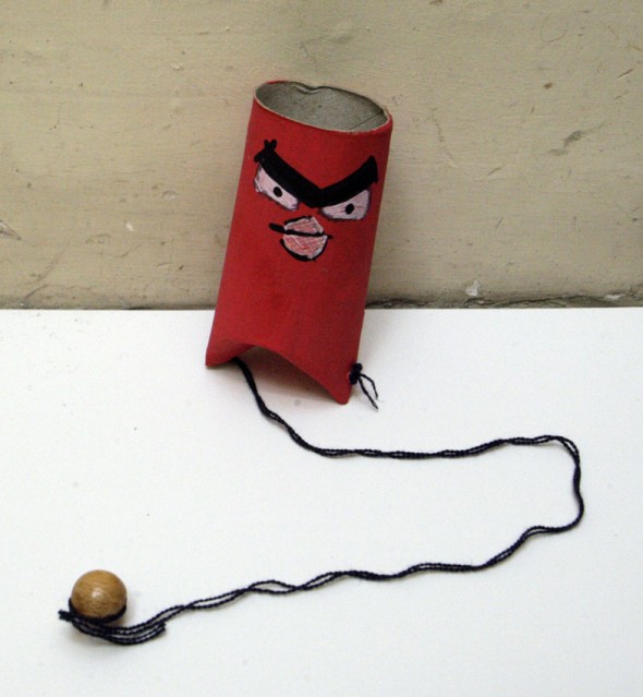 Angry Bird aus Klorolle