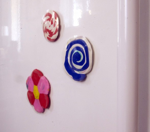 imanes nevera magnets manualidad kids craft basteln kinder magnete knete dough plastelina