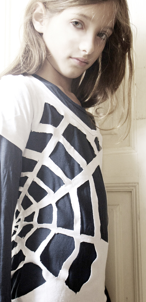 Camisa de telaraña para Halloween