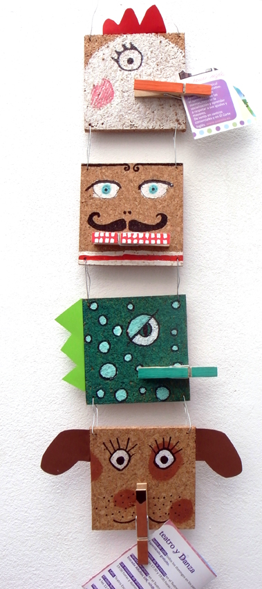 Más que decoración: caras con pinza