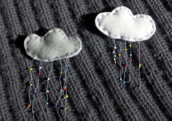 Cloud brooch