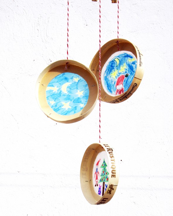 Cheese box ornament