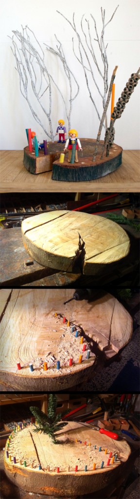 Grandpa's tree slice
