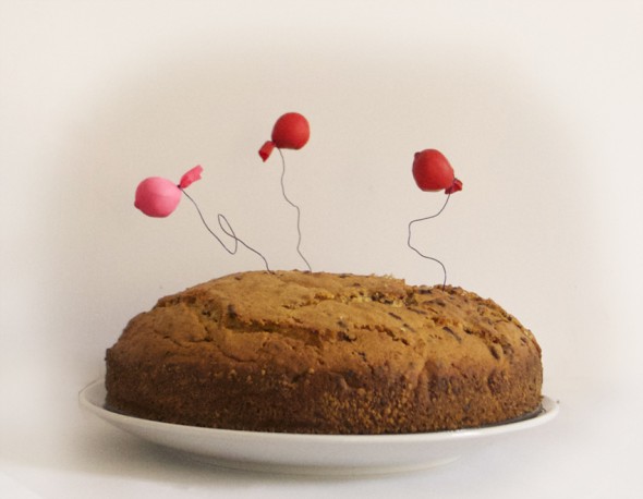 Mini balloon cake topper