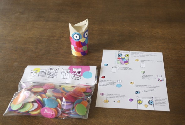 craft manualidad basteln kinder kids niños reciclar recycling facil easy einfach tier animal owl eule