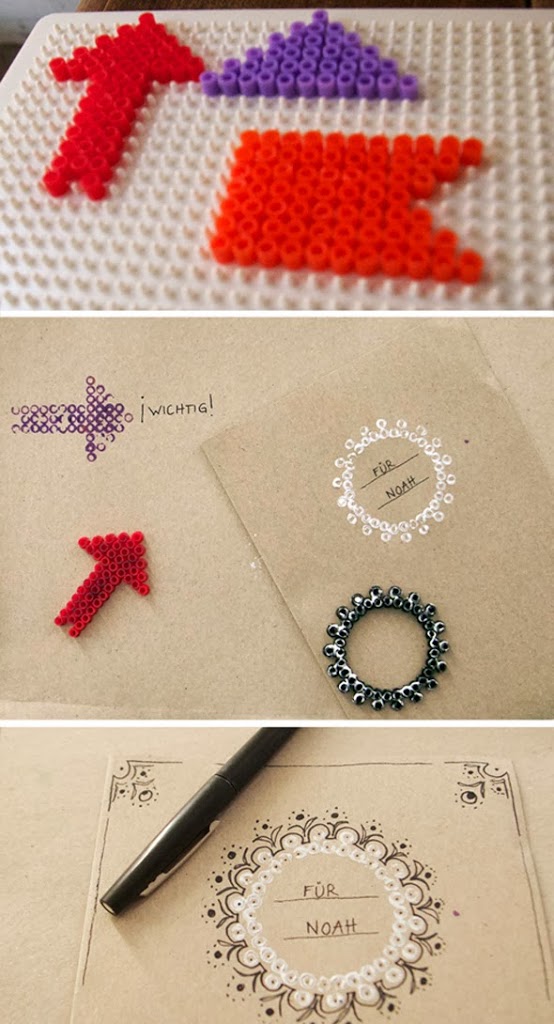 Selbstgemachte Stempel fürs Scrapbooking