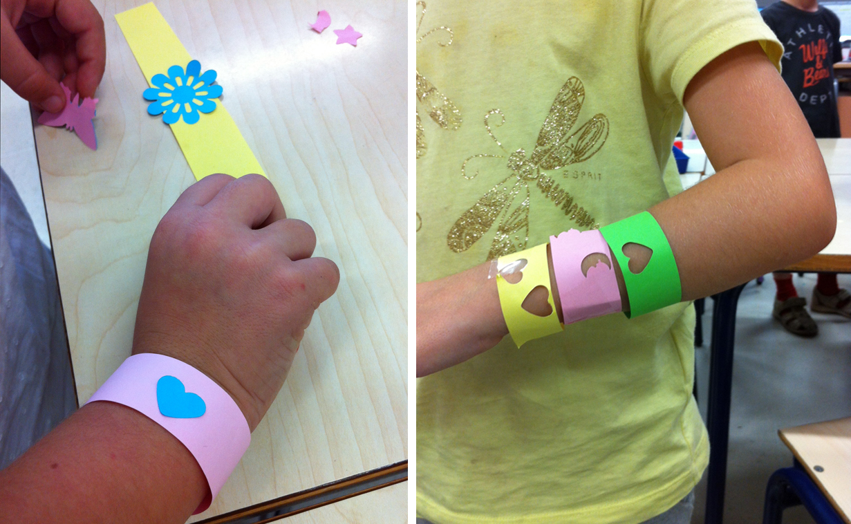 Papierarmbänder