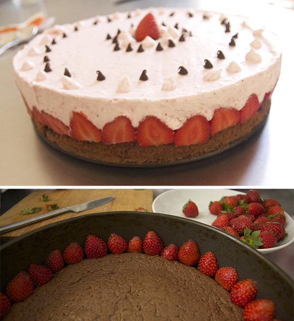 tarta de fresa erdbeerkuchen strawberry cake