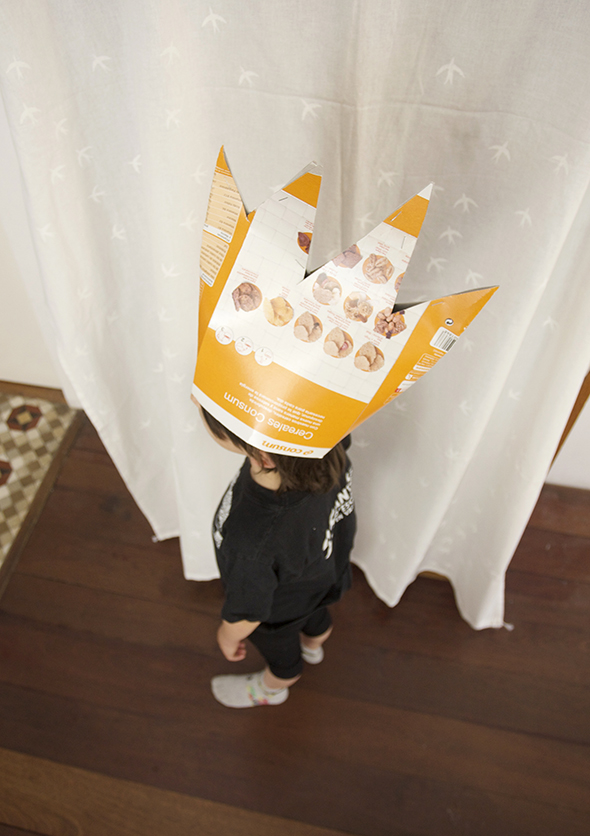 Gorro de caja de cereales