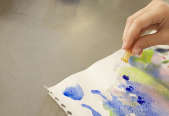 Pintar con aceite y acuarela