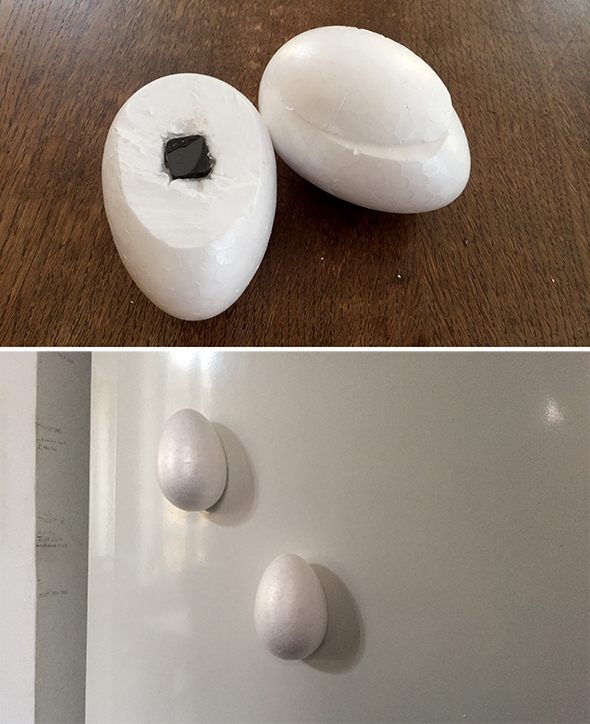 Easter egg magnets