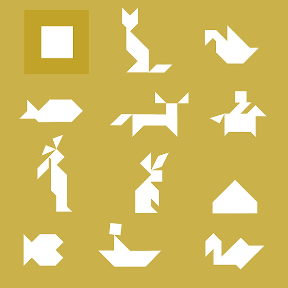Tangram: meine Lieblingsformen