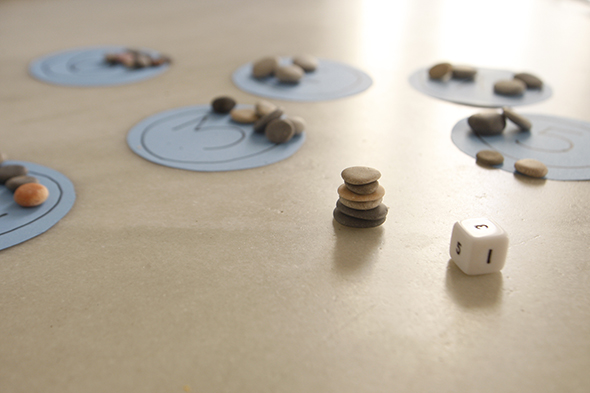 Dice stone tower