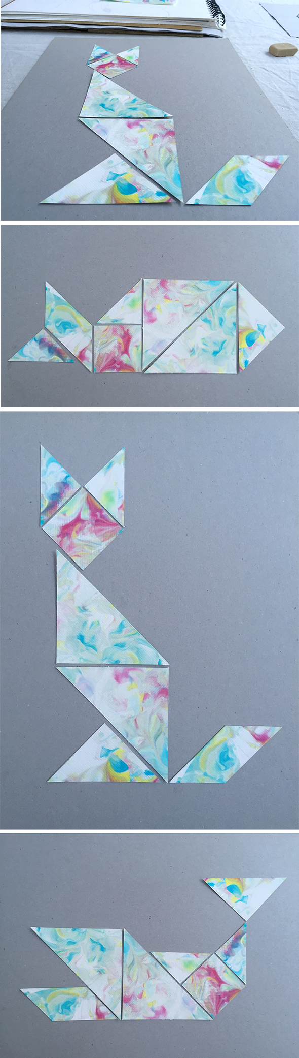 bild mamor tangram kids room deco kinderzimmer habitacion ninos cuadro