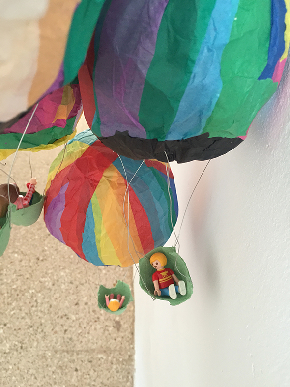 luftballon globo miniatura playmobil basteln craft papier manualidad kids ninos kinder spass miniatur