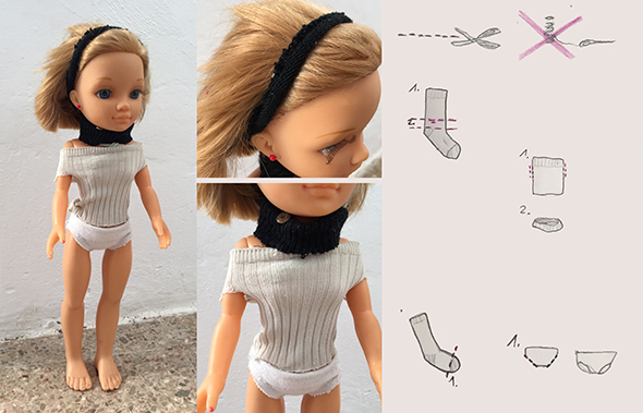 Fashion Socks IV: headband, shirt and pants
