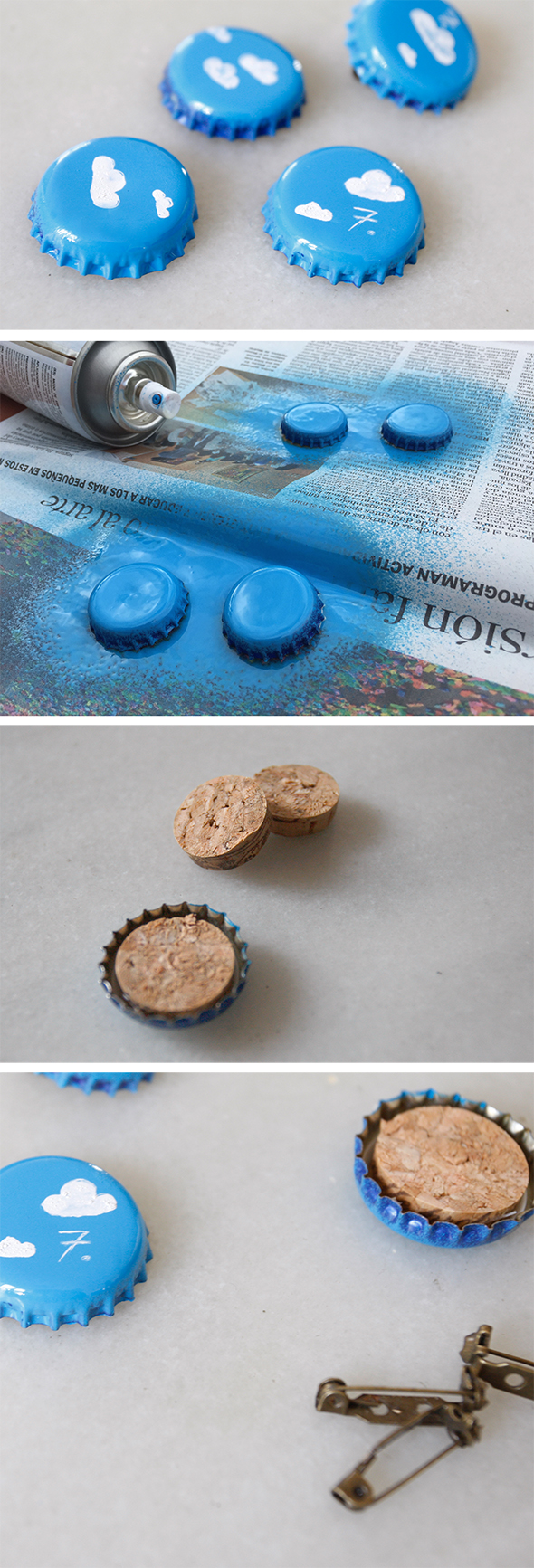 Seventh heaven brooch