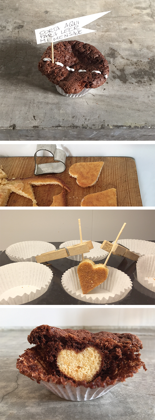 muffin de amor sant valentin valentines day madalena de amor liebes muffin brownie of love backen cook valentinstag regalo geschenk present