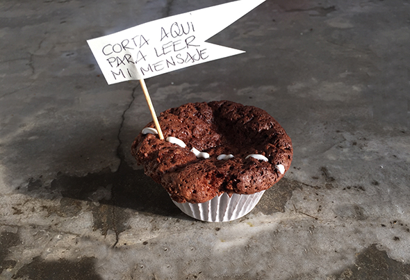 Muffin mit verstecktem Herz