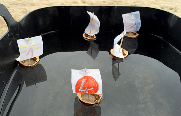 nüsse boote basteln kinder nuts boats craft children barcos juguete niños maualidad nuez 1
