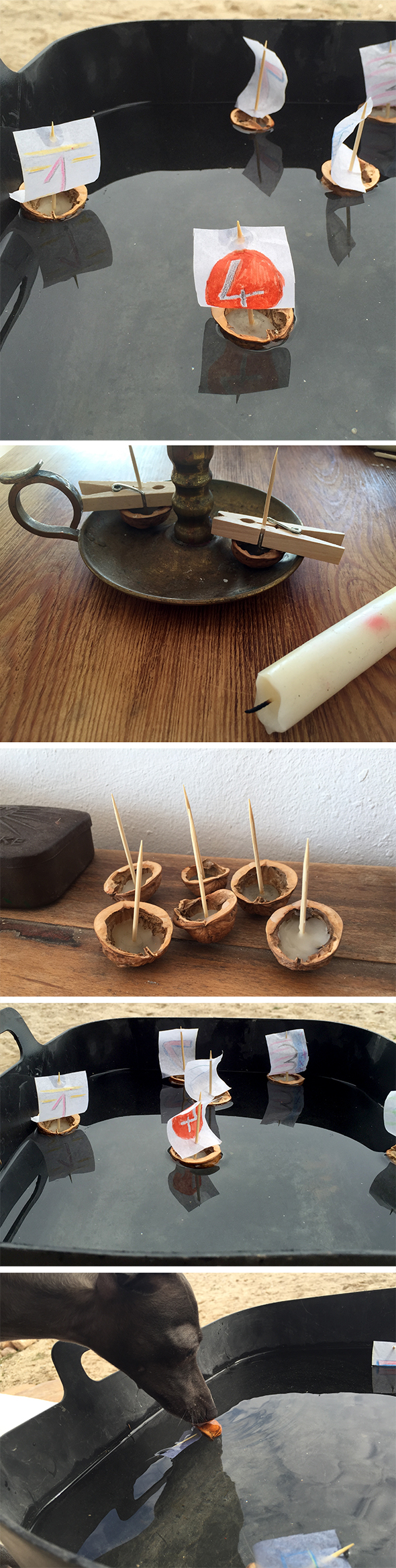 nüsse boote basteln kinder nuts boats craft children barcos juguete niños maualidad nuez 2