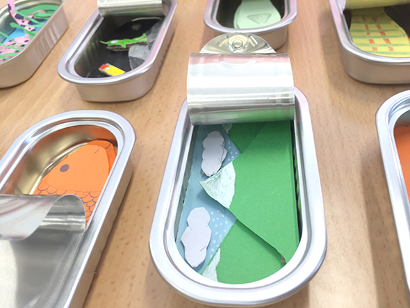 3D-Landschaft in der Dose