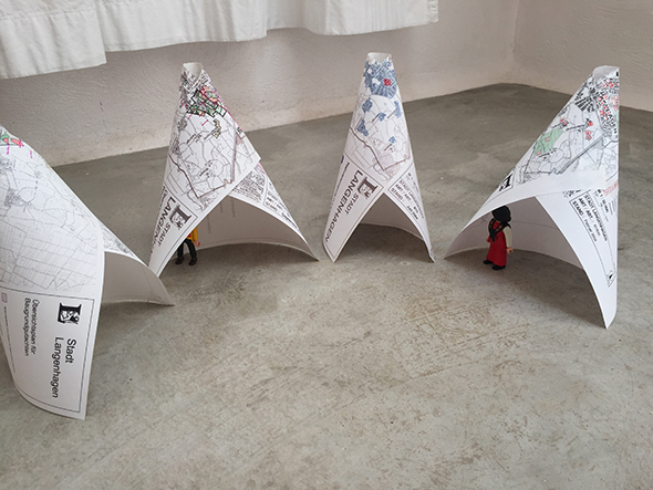 tipi paper tent papel tienda papier zelt miniatur playmobil easiest craft facil einfach altpapier