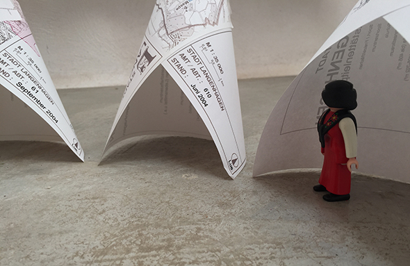 tipi paper tent papel tienda papier zelt miniatur playmobil easiest craft facil einfach basteln